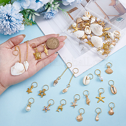 50 Stück Haarschmuck-Clips aus Legierung&nbsp;OHAR-WR00001