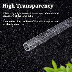 Transparentes Acrylrohr&nbsp;AJEW-WH0475-51M