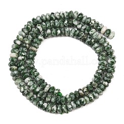 Chapelets de perles en jaspe à pois verts naturels&nbsp;GG-CBAE4D4-A05-01
