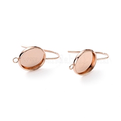 Ganci per orecchini in acciaio inossidabile 304&nbsp;STAS-F271-01C-RG