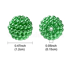 Perles acryliques de perles d'imitation&nbsp;OACR-FS0001-45C