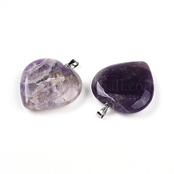 Natürlichen Amethyst Edelsteinanhänger&nbsp;G-S364-006C