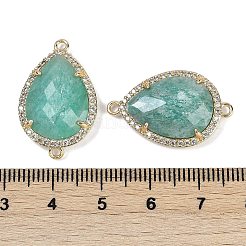 Natürliche Amazonit-Glieder in Tropfenform mit Facettenschliff&nbsp;G-B126-03G-02