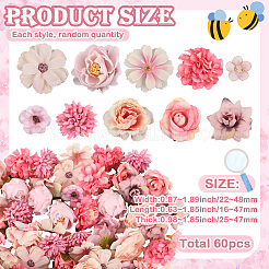60 fiore di stoffa&nbsp;DIY-SP0005-73E
