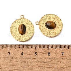 Pendentifs en œil de tigre naturel&nbsp;STAS-C111-54G
