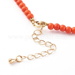 Colliers pendentif initiale coquillage naturel&nbsp;NJEW-JN03405