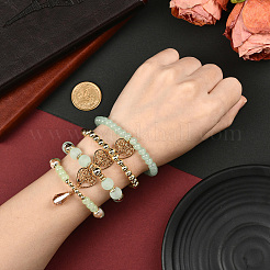 1 Set Stretch-Armband-Sets aus Acryl- und Glasperlen&nbsp;BJEW-SP0001-11