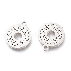 Breloques en acier inoxydable 201 anti-ternissement&nbsp;STAS-A047-07P