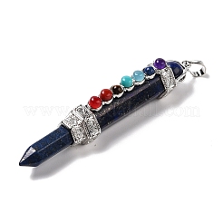 Chakra Thema natürliche Lapislazuli große Anhänger&nbsp;G-I322-06P-03