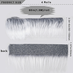 Costume da barba da gnomo in lana artificiale barba&nbsp;OCOR-WH0078-101A