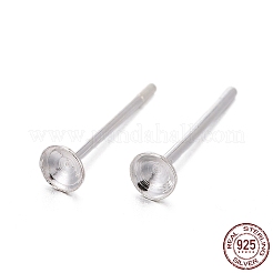 925 Sterling Silber Ohrstecker Zubehör&nbsp;STER-S002-41