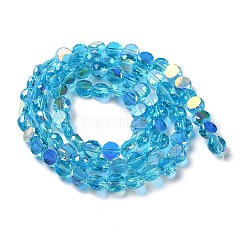 Trasparenti perle di vetro placca fili&nbsp;GLAA-Q099-D01-02