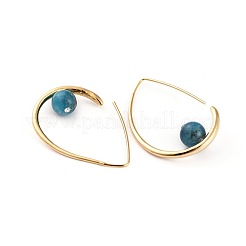 Orecchini pendenti apatite naturali&nbsp;EJEW-JE03593-04