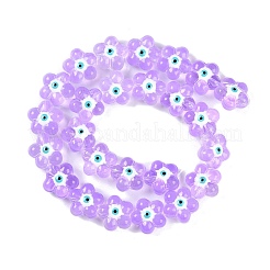 Abalorios de vidrio transparente hebras&nbsp;GLAA-K070-01C