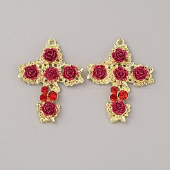 Legierung rhinestone-anhänger&nbsp;FIND-WH0110-438
