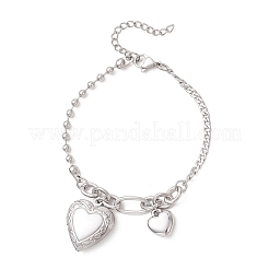 Armbänder mit Medaillonanhängern aus Edelstahl 316&nbsp;BJEW-JB13180