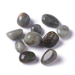 Perles naturelles de labradorite, pierre roulée, pierres de guérison pour 7 équilibrage des chakras, cristal thérapie, méditation, reiki, gemmes de remplissage de vase, pas de trous / non percés, pépites, 16~27x13~23x9.5~20mm, environ 134 pcs/1000 g