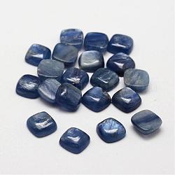 正方形天然藍晶石/シアン石/ジステンカボション  8x8x3.5~4mm