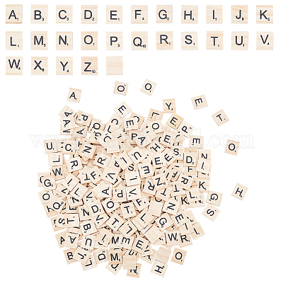 100pcs Scrabble Letters For Crafts Wood Scrabble Tiles Diy Wood Gift  Decoration -aya