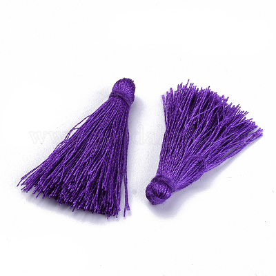 Décorations de pendentif pompon en polyester&nbsp;FIND-S260-D17-1
