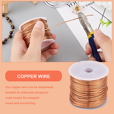Copper Wire for Jewelry Making Metal Craft Wire for Crafts Tarnish  Resistant Beading Jewelry Wire Jewelry Wrapping Bare - AliExpress