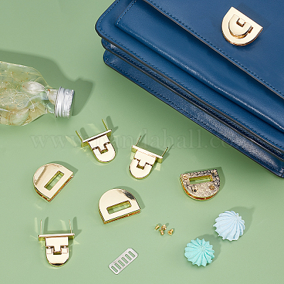 8 Sets Ring Turn Lock Clasp Purse Closure Twist Locks Fasteners Clip Clasp  Buckles for DIY Handbag Shoulder Bag Closure Purse Making Supplies with  Mini Screwdriver (4 Colors) : : Fashion