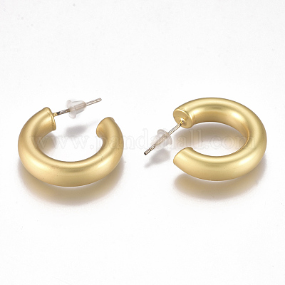 Messing Ohrstecker&nbsp;EJEW-F244-02MG-1