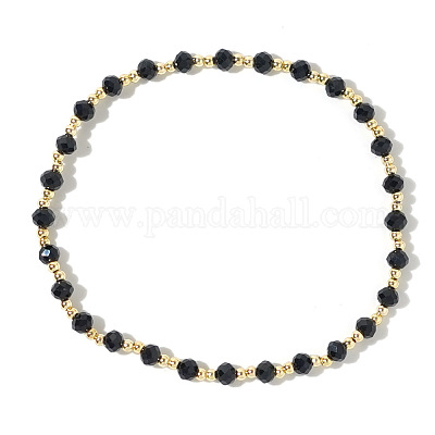Braccialetti elastici alla moda in vetro e ottone per donne e uomini&nbsp;EC5864-1