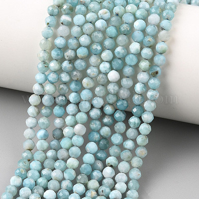 Larimar Naturperlen Stränge&nbsp;G-K376-A03-4mm-1