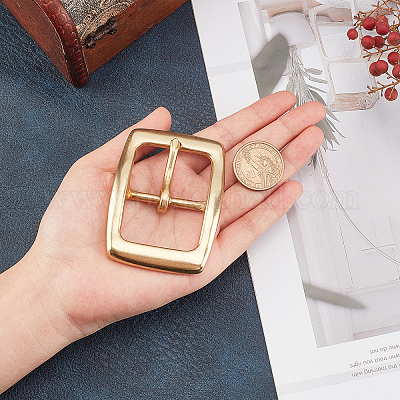 Fibbie Per Cinture In Metallo - Anello Quadrato, Per Cinture Uomo, Montaggio Facile - Foto 10