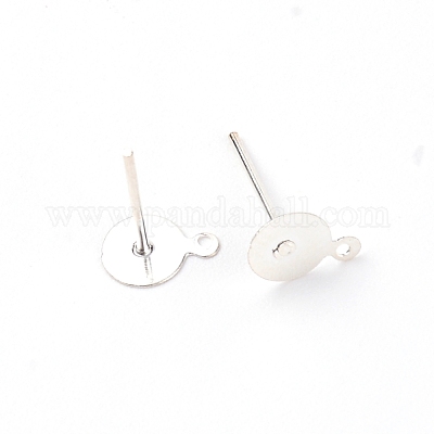 Eisen-Ohrstecker-Fassungen&nbsp;FIND-WH0072-93A-S-1