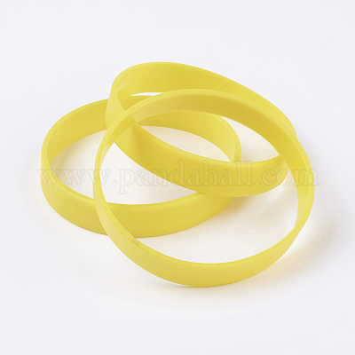 Yellow deals silicone bracelets