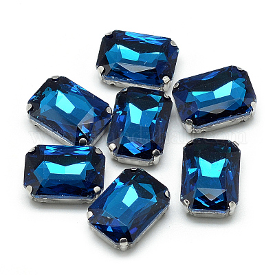 Coudre sur strass&nbsp;RGLA-T036-8x10mm-15-1