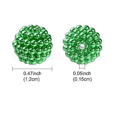Nachahmung Perlenacrylperlen&nbsp;OACR-FS0001-45C-1