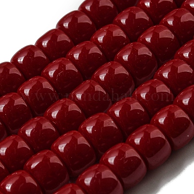 Opache perle di vetro fili&nbsp;X-GLAA-NH0002-B07-1