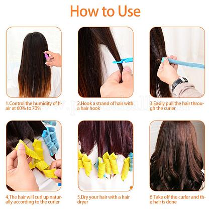 アクセサリー作り用 Gorgecraft40ピースヘアカーラースタイリングキット スタイリングフック付き4タイプdiyマジックヘアローラー ほとんどの種類のヘアスタイルに熱波ヘアカーラーはありません を購入 Selected Pandahall Com Jp