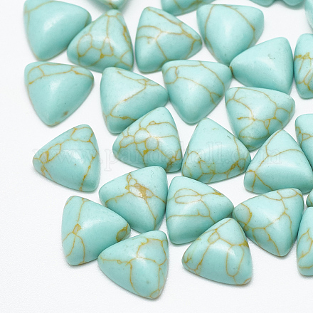 Cabochons en turquoise synthétique TURQ-S290-27A-01-1
