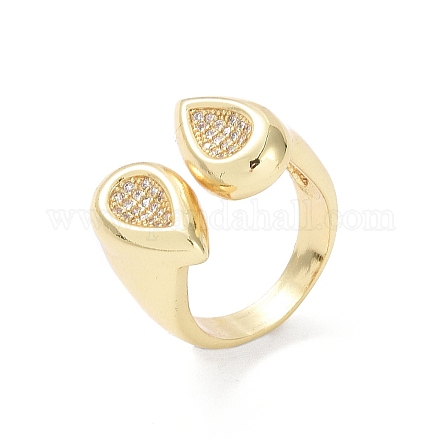 Messing Manschettenfingerringe LS-RJEW-H227-02G-02-1