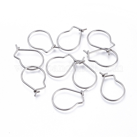 Accessoires de boucle d'oreille en 304 acier inoxydable STAS-E484-65P-1