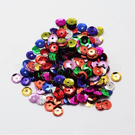 Perles de paillette en plastique PVC-A001-5mm-M-1