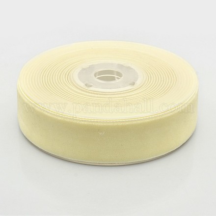 Ruban de velours en polyester pour emballage de cadeaux et décoration de festival SRIB-M001-26mm-028-1
