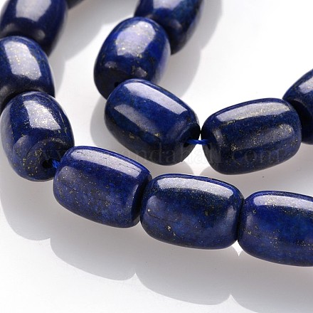 Natural Lapis Lazuli Beads Strands G-M158-10x14mm-1