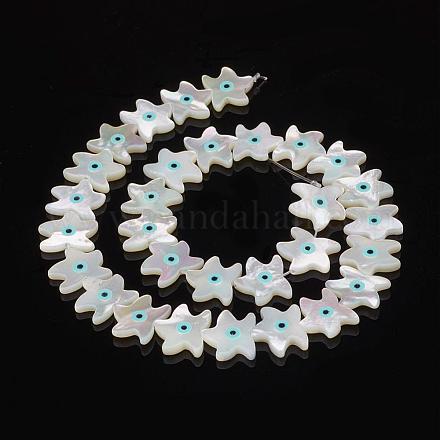 Natural Sea Shell Beads SSHEL-F293-01-1
