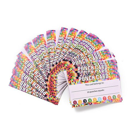 Rechteckige Belohnungskarte aus Papier DIY-K043-03-05-1