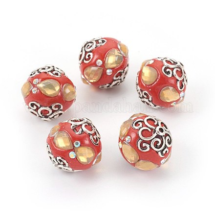 Handmade Indonesia Beads IPDL-E012-28A-1