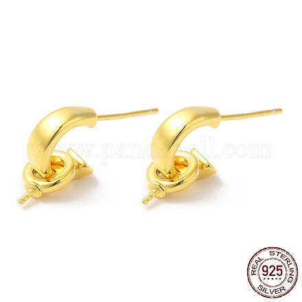 Accessoires de clous d'oreilles en 925 argent sterling STER-M114-19G-1