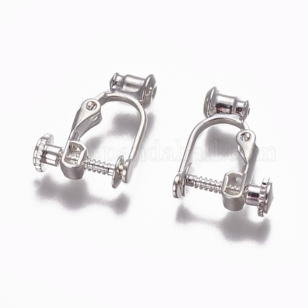 Accessoires des convertisseurs de boucles d'oreilles à vis en laiton KK-F785-04S-1