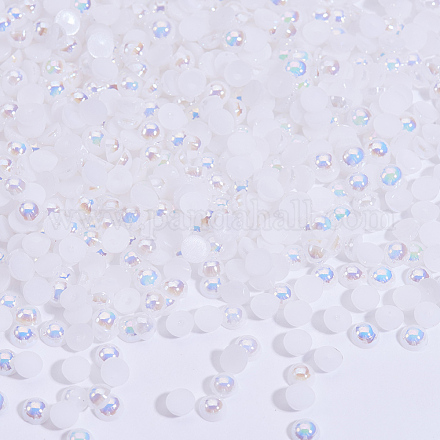 Cabujones de perlas de imitación de plástico ABS MRMJ-T020-4mm-14-1