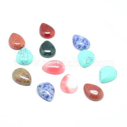 Natural & Synthetic Mixed Stone Cabochons G-T024-18x25mm-M-1