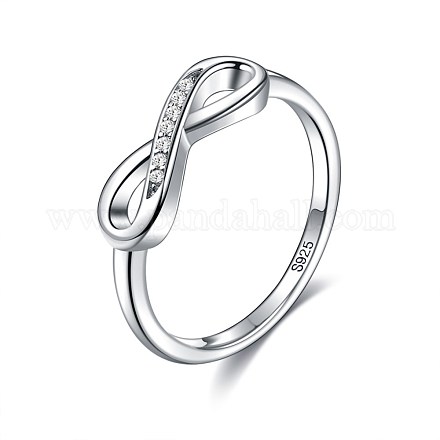 925 стерлингового серебра кольца перста RJEW-BB67007-8-1